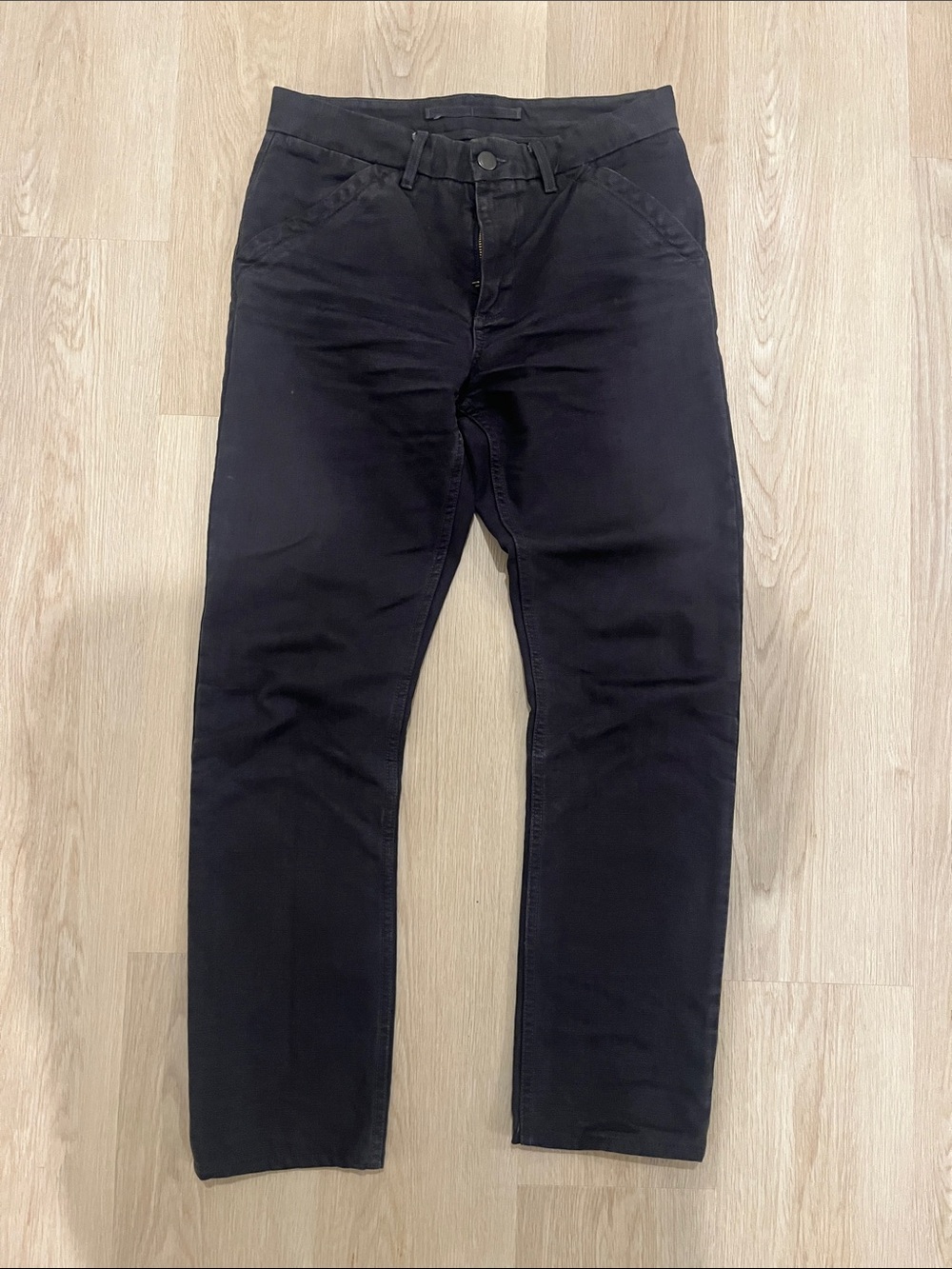 Men's Freenote Cloth Workers Chino 14oz Black - Men’s 31